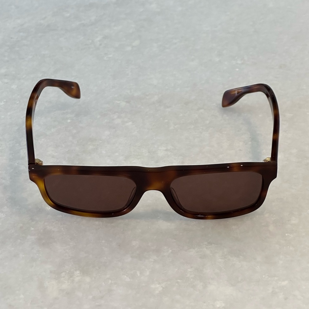 Alexander Mcqueen Brown Tortoise Shell Sunglasses - image 2
